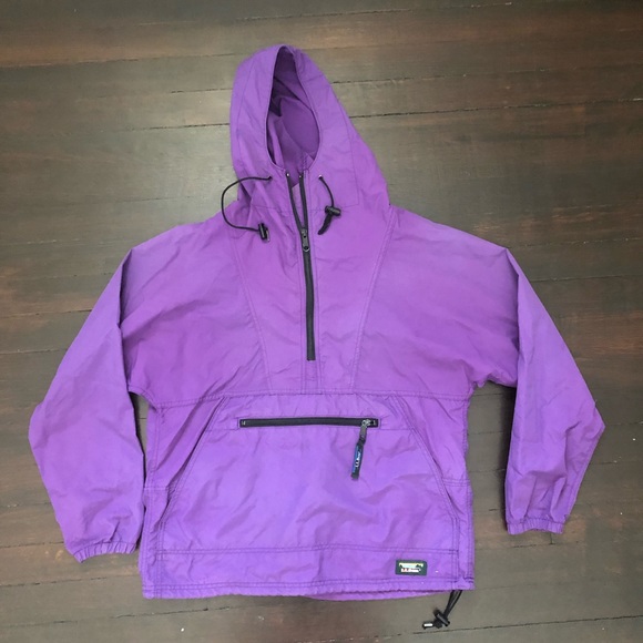 ll bean pullover rain jacket